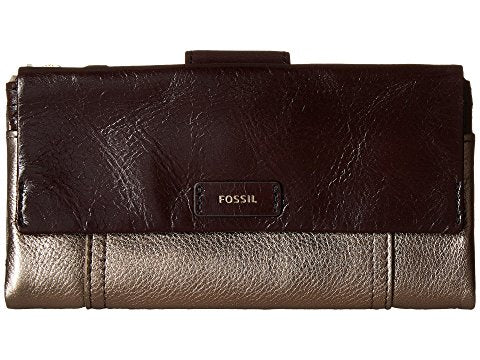 Fossil Ellis Clutch - Taupe Metallic