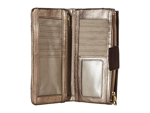 Fossil Ellis Clutch - Taupe Metallic