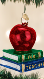 Teacher’s Apple Ornament