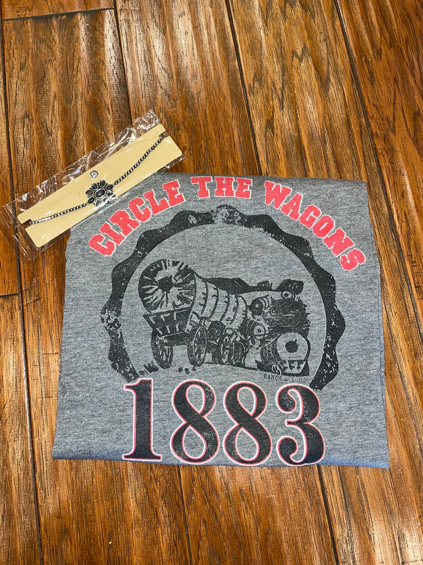 Circle the wagons 1883 Tee