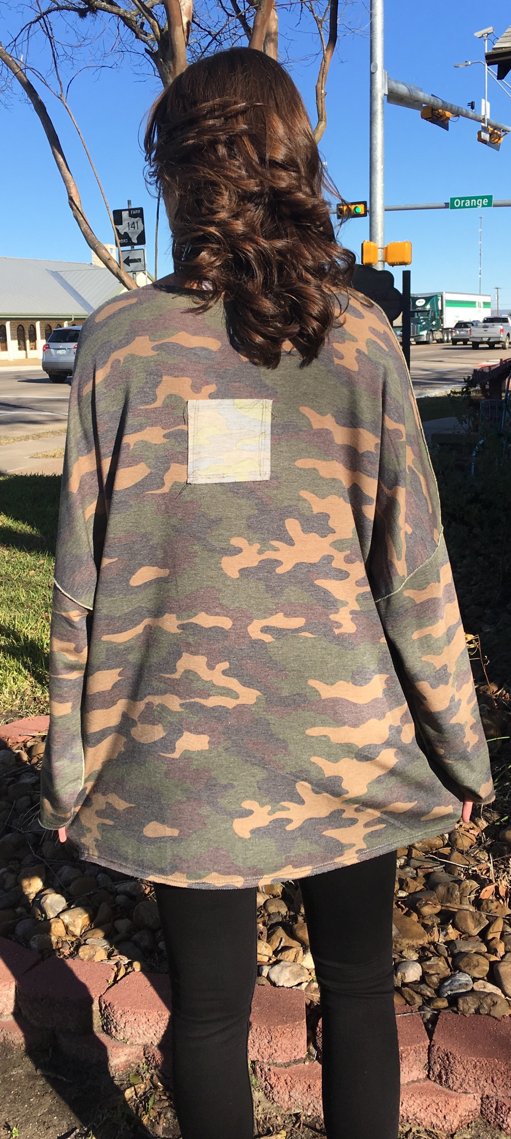 Camo Long Sleeve Tunic