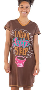 Latte Sleep Nightshirt