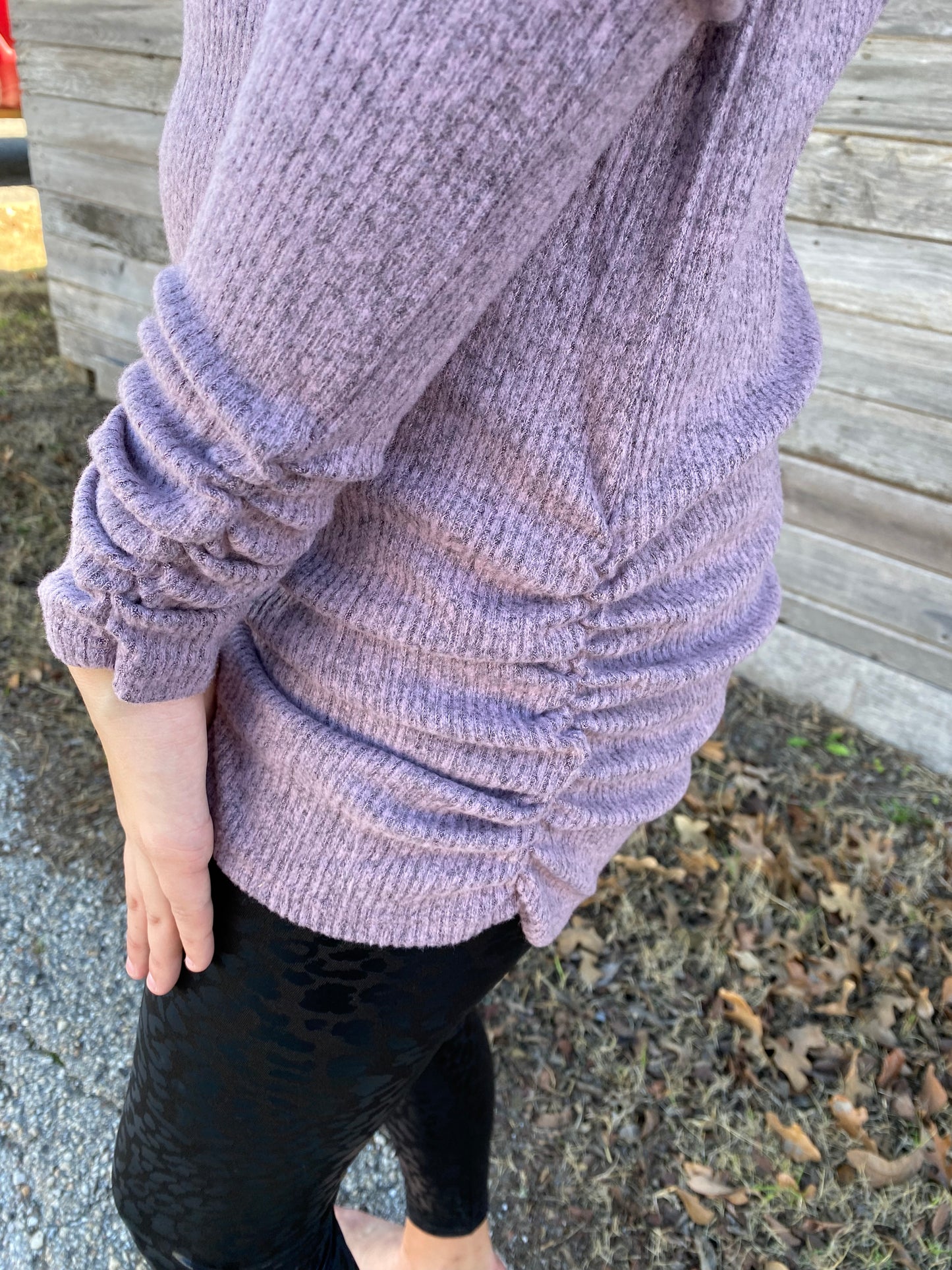 Mauve Ribbed Tunic