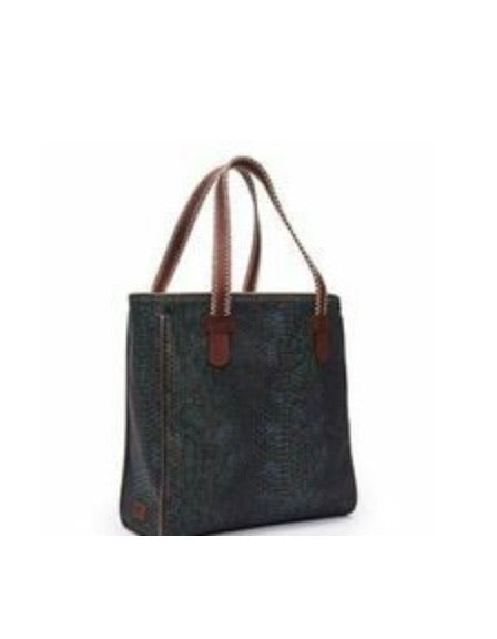 Consuela Rattler Navy Classic Tote 6142