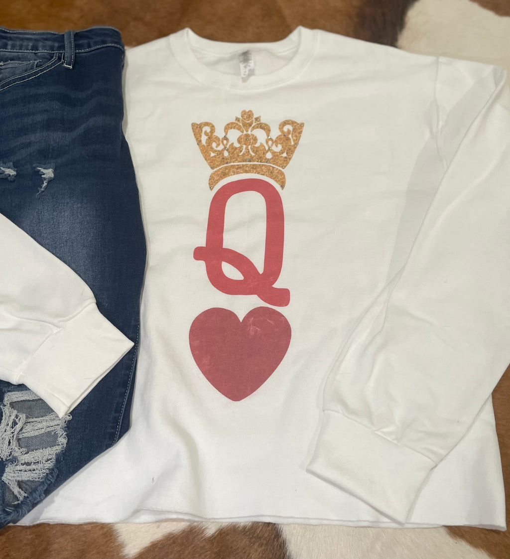 Queen of Hearts Sweatshirt