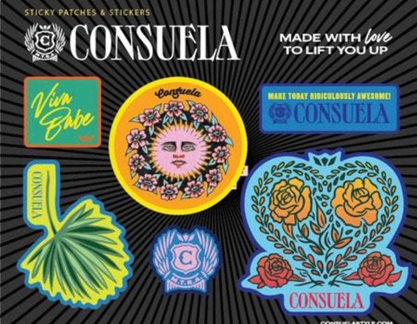 Consuela Sticky Patches and Stickers