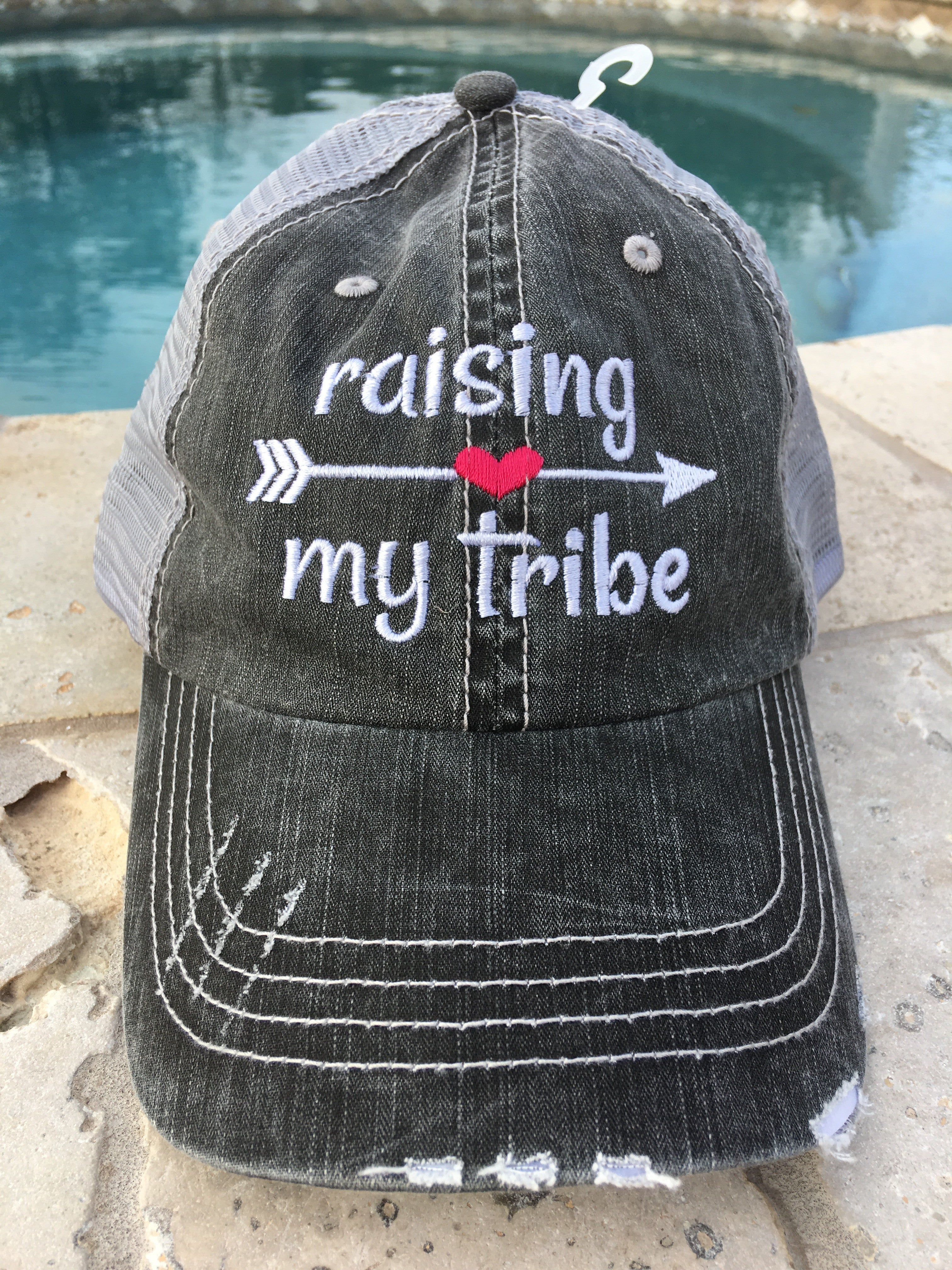 Embroidered "Raising My Tribe" Cap