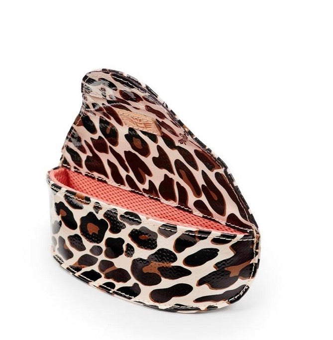 Consuela Mona Brown Leopard Sunglass Case 9108