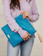 Consuela Peacock Foldover Clutch 1366