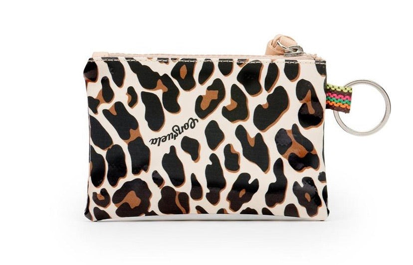 Consuela Mona Brown Leopard Teeny Pouch 8618