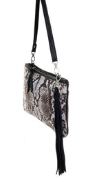 Cobra Snake Print Medium Clutch