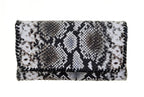 Cobra Snake Print Simple Clutch