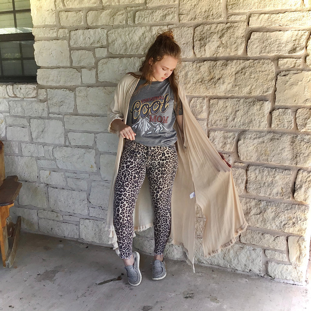 Donna Ankle Skinny Jeans - Raw Hem (SIZE 8) *FINAL SALE*