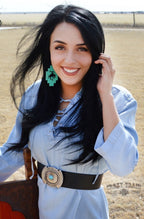 California Chrome Concho Belt by Crazy Train