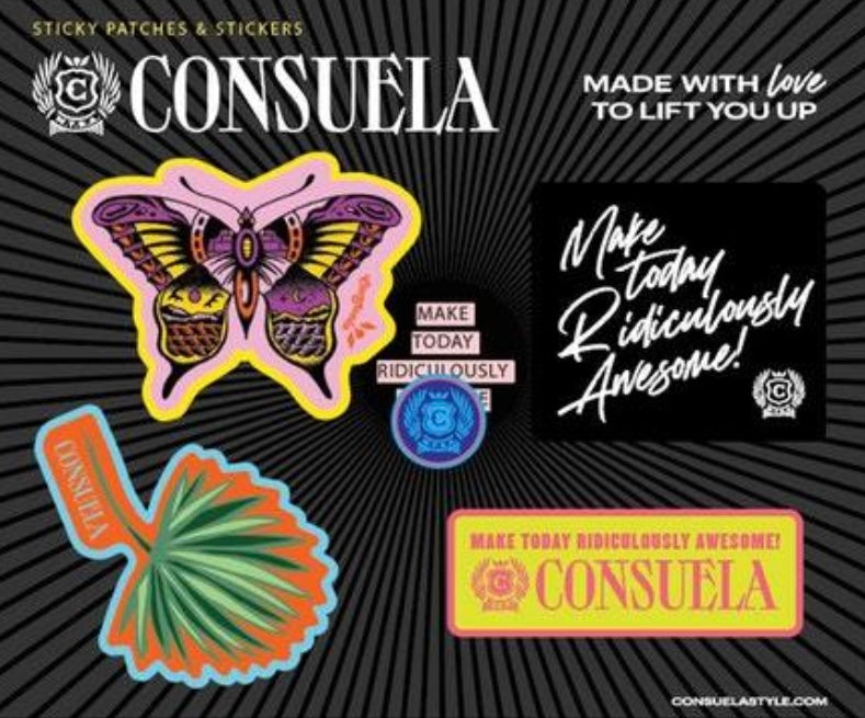 Consuela Sticky Patches and Stickers