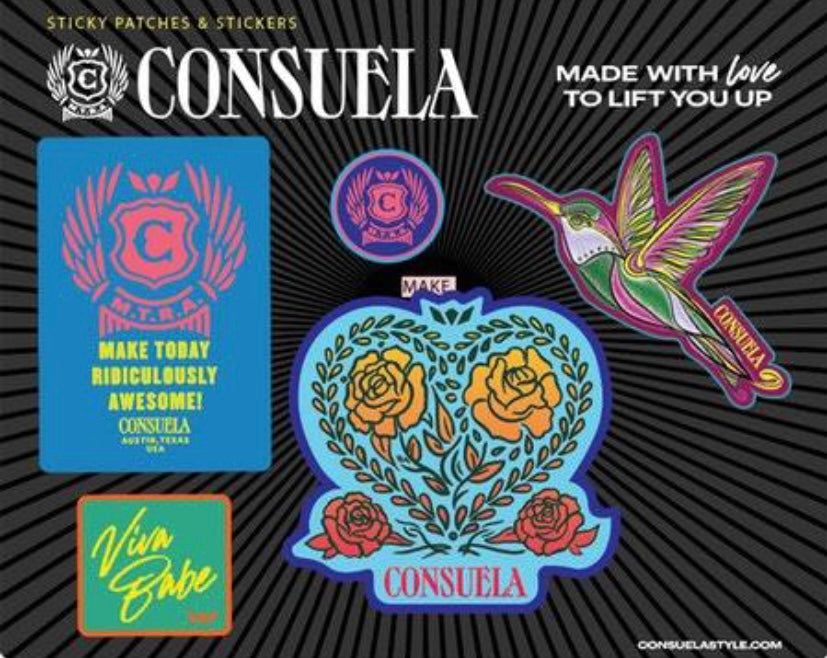 Consuela Sticky Patches and Stickers