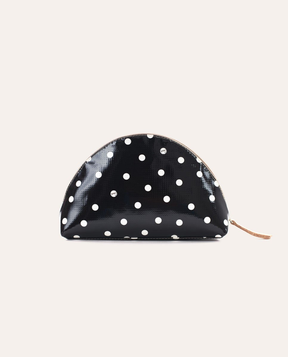 Consuela Legacy Black Dot Large Domed Cosmetic 7431