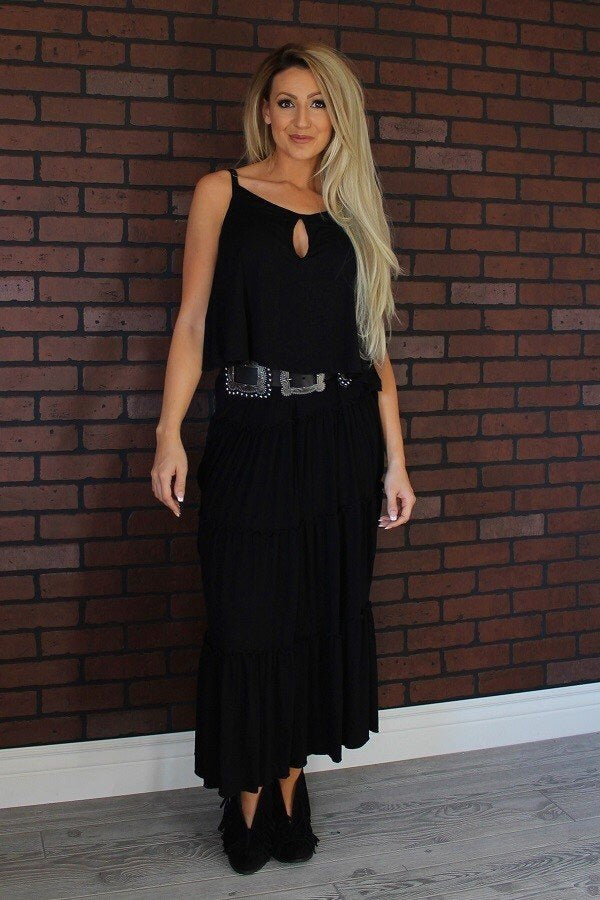 Black Maxi Dress (Small & Large)