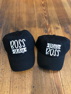 Mommy and Me Black Caps