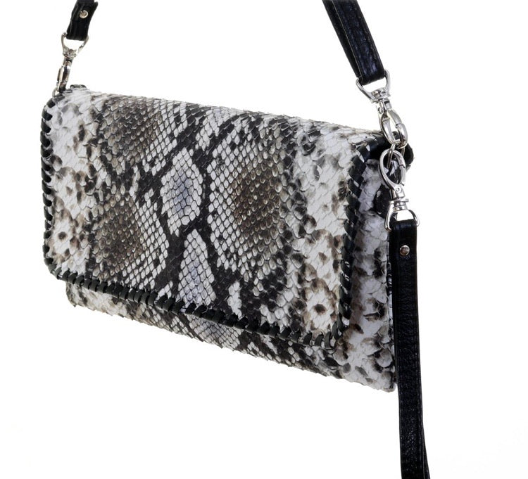 Cobra Snake Print Simple Clutch