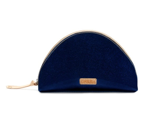 Consuela Large Blue hotsell Calley - Navy Blue Cosmetic Case