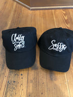 Mommy and Me Black Caps