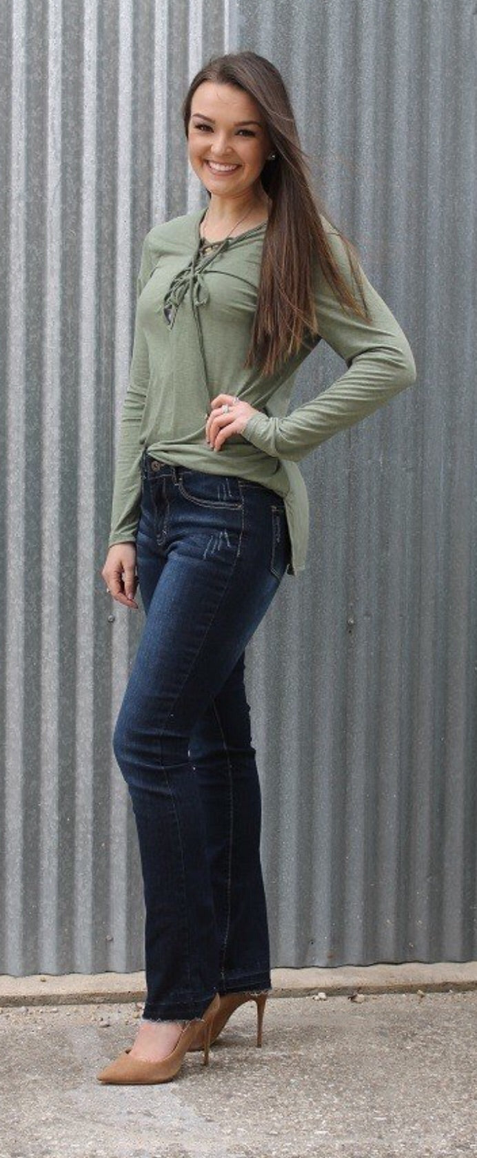 Dark Boot Jeans by L & B