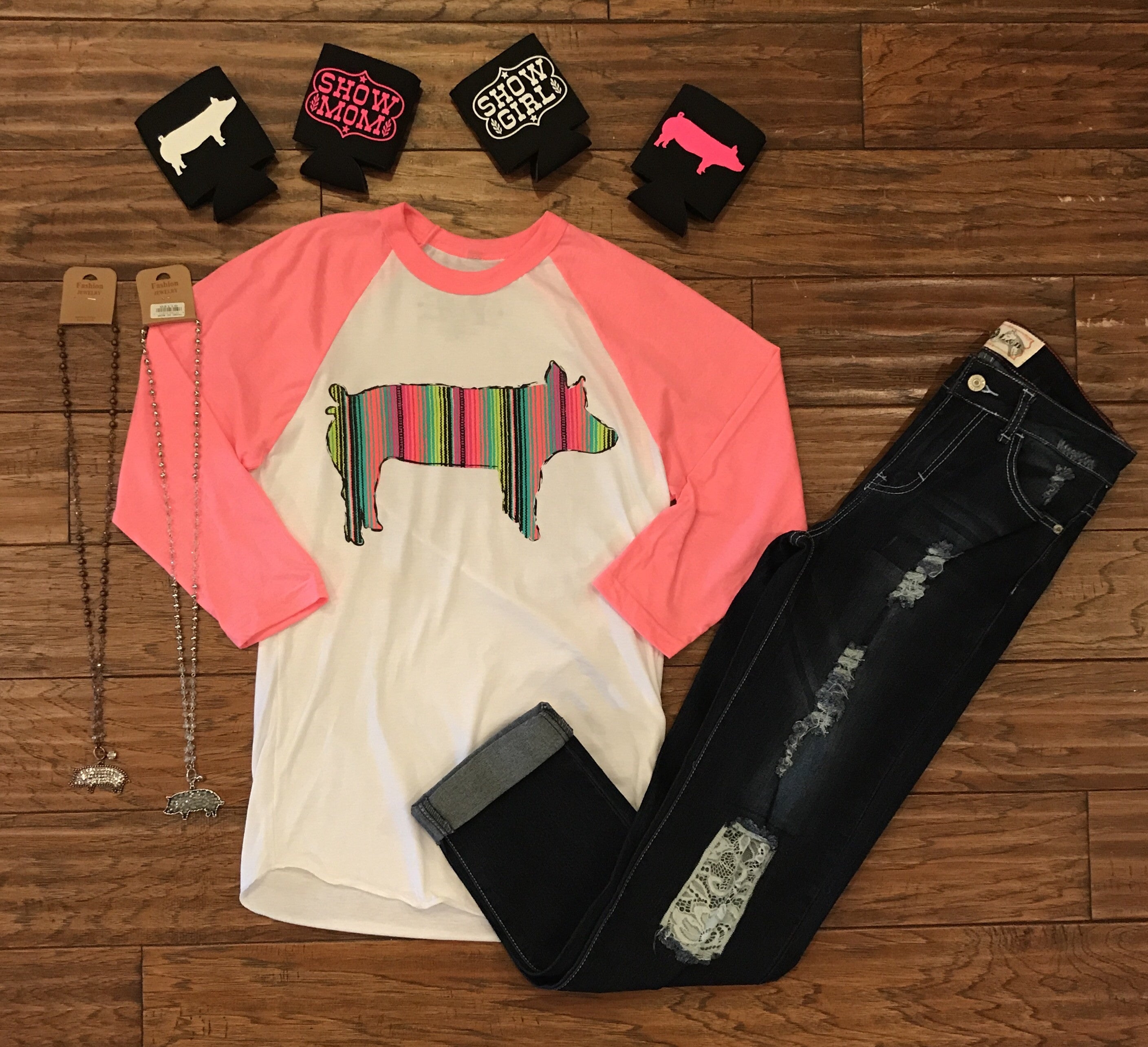 Serape Pig T-Shirt by Crazy Train