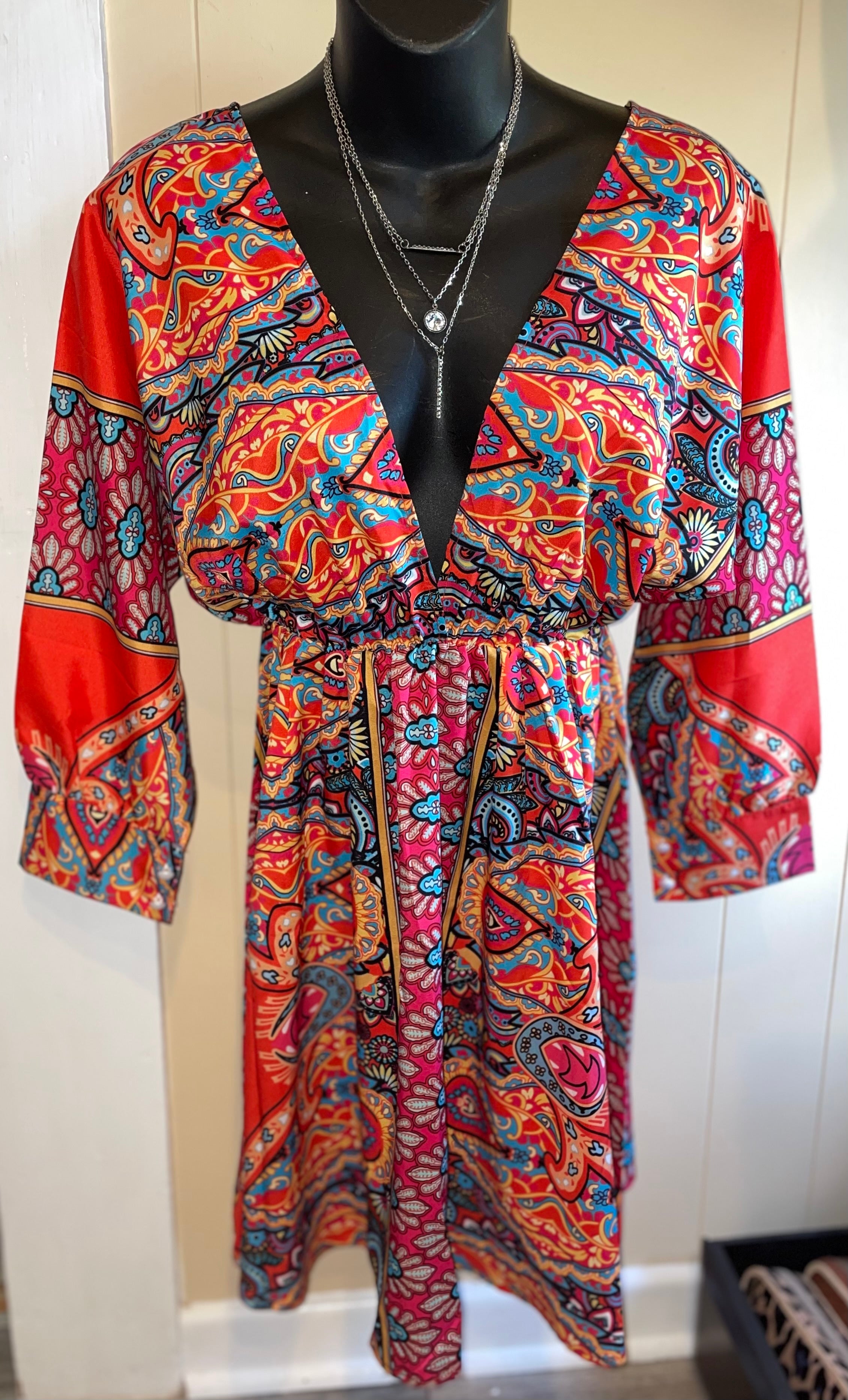 Bohemian Vintage Dress (Small, Medium & XL)