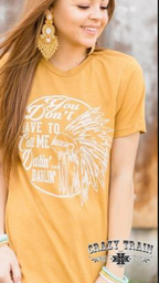 Honey Darlin’ Mustard T Shirt