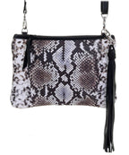 Cobra Snake Print Medium Clutch