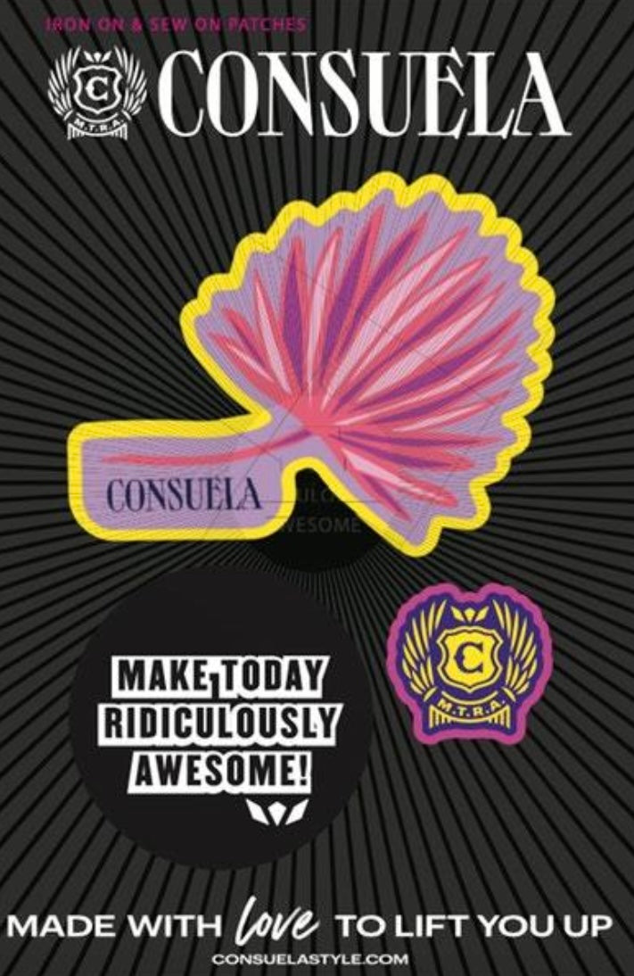 Consuela Iron on or Sew on Patches