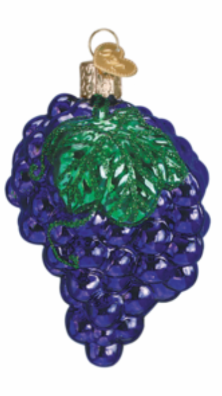 Purple Grape Ornament #28004