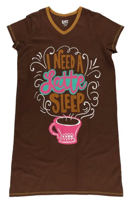 Latte Sleep Nightshirt