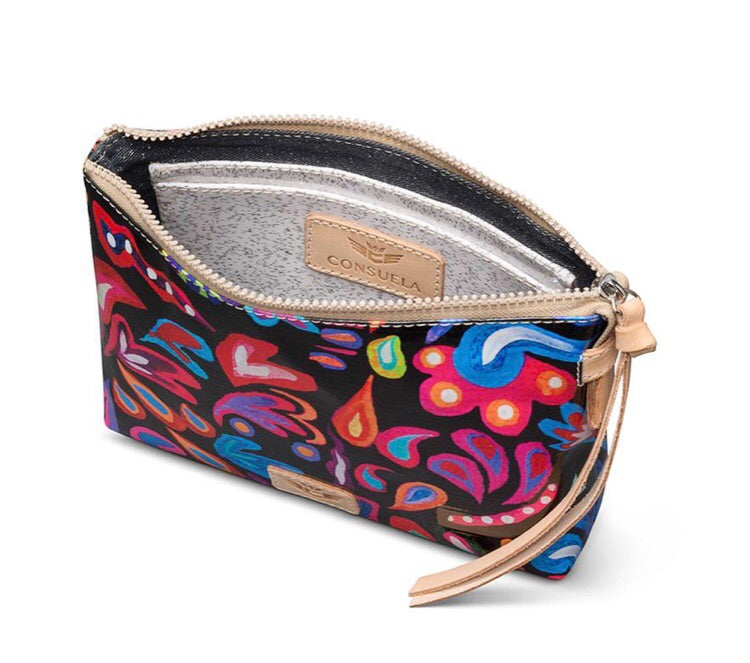 Consuela Sophie Black Swirly Teeny Crossbody 5600