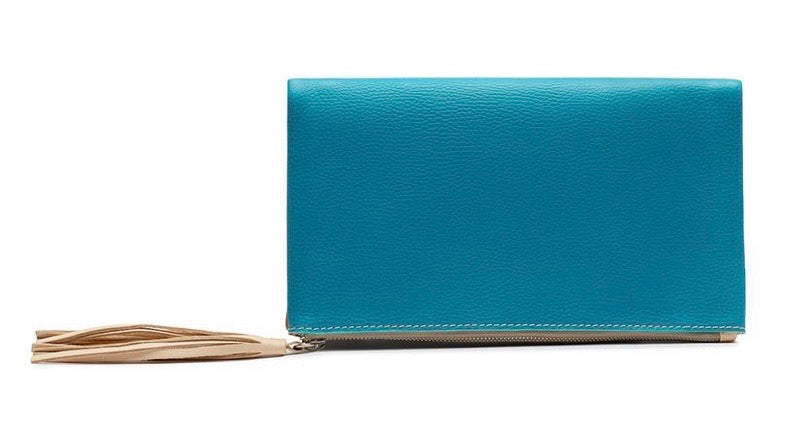Consuela Peacock Foldover Clutch 1366