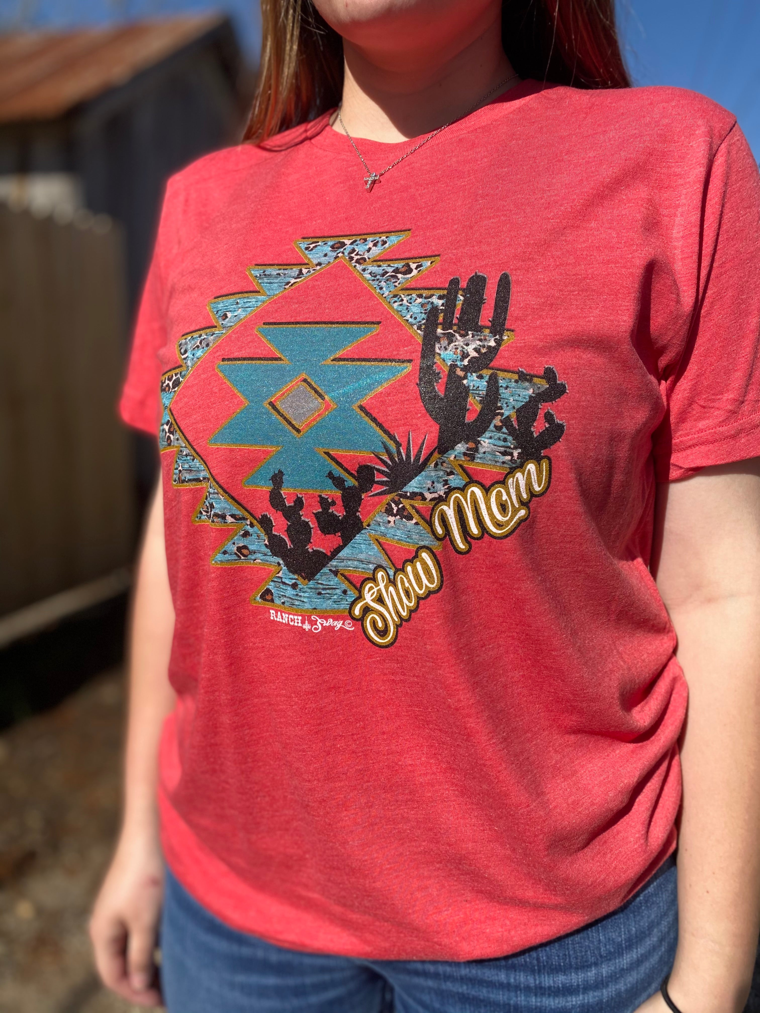 Aztec Show Mom Coral