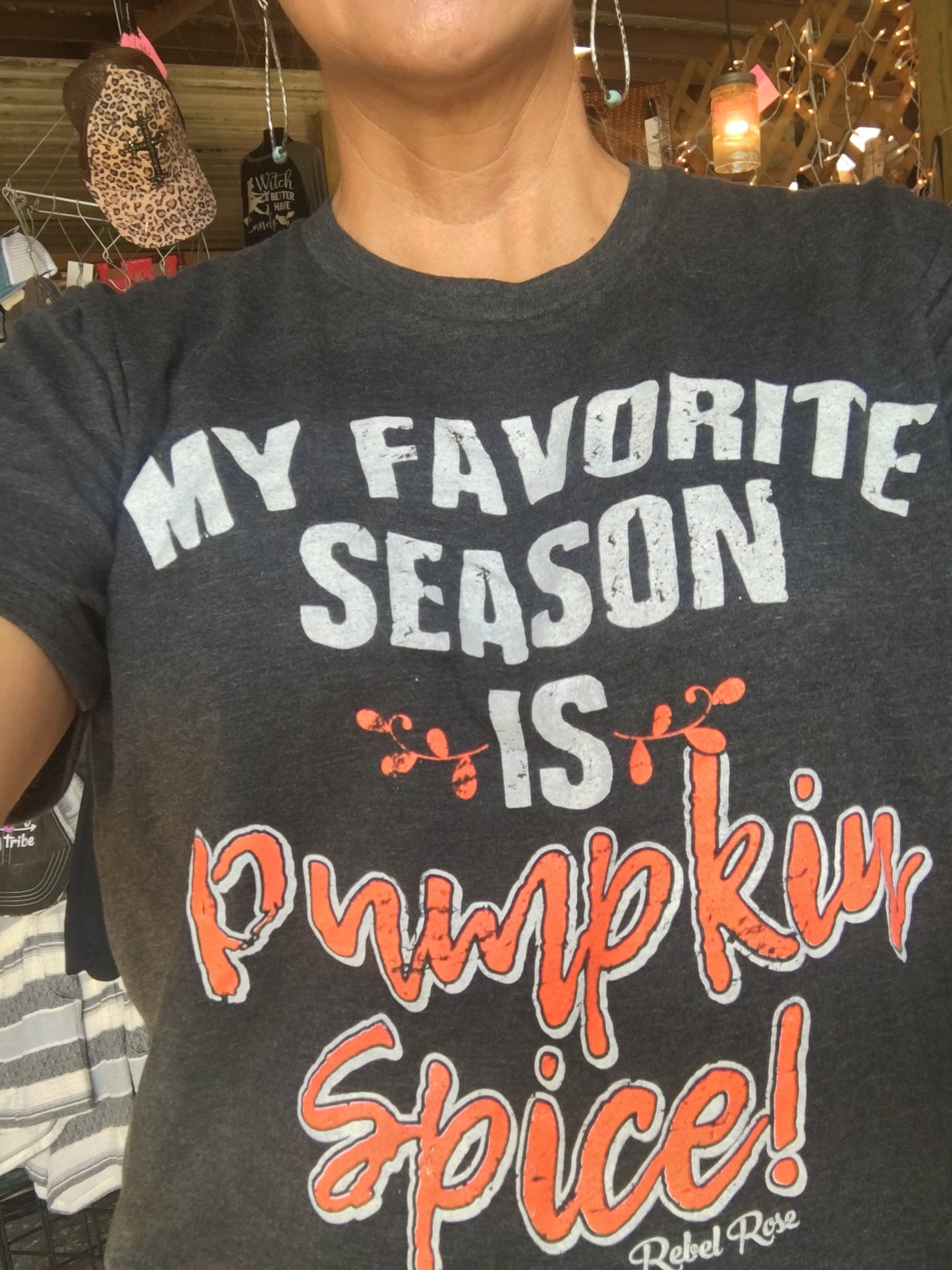 Pumpkin Spice Short Sleeve Crew