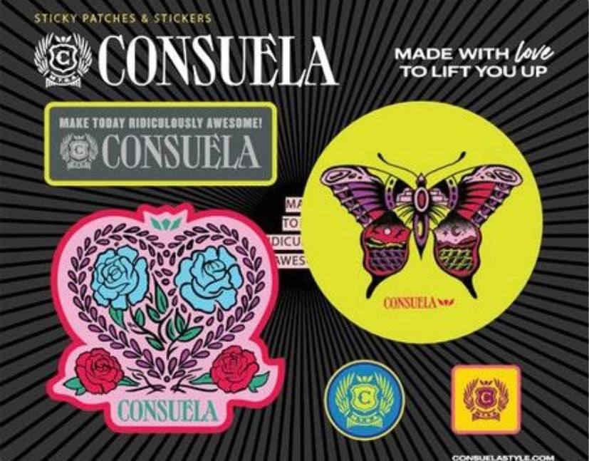 Consuela Sticky Patches and Stickers