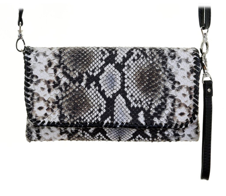 Cobra Snake Print Simple Clutch