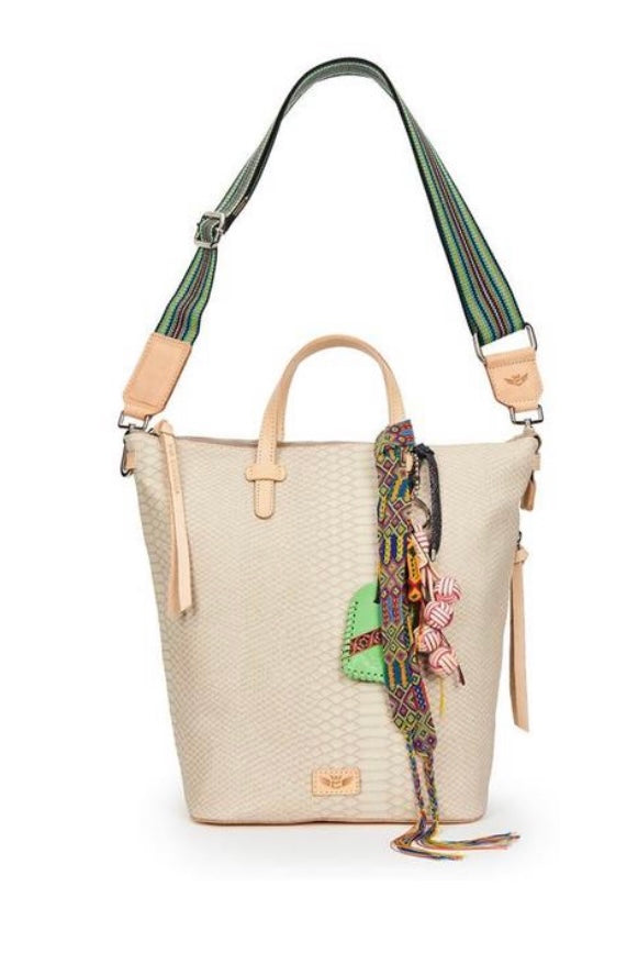 Consuela Thunderbird Crema Snake Sling 6389