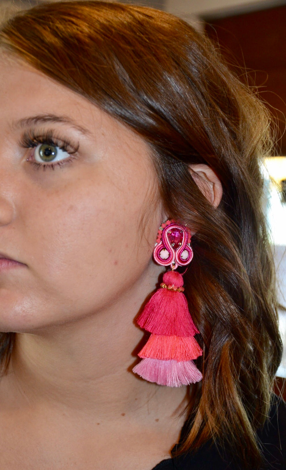 Pink Fiesta Earrings