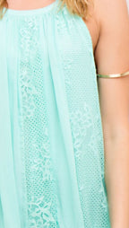 Solid Halter Crochet Top