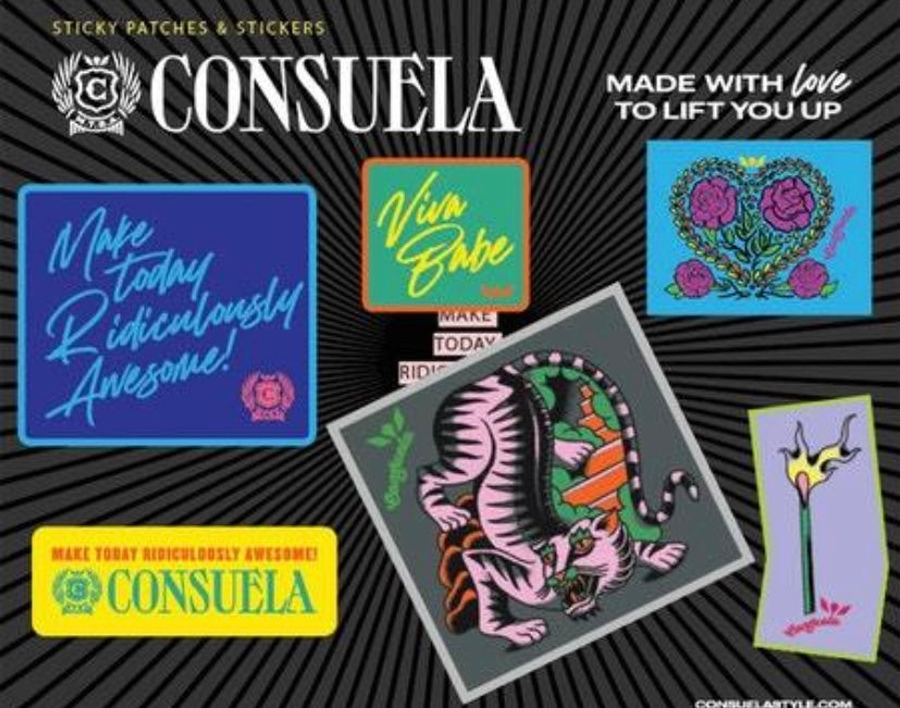 Consuela Sticky Patches and Stickers