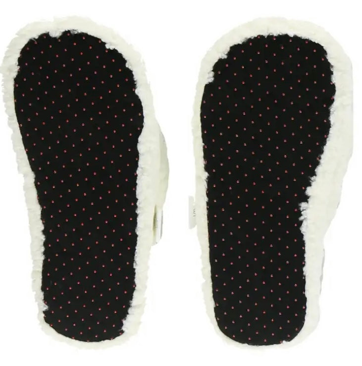 Moose Plaid Slippers