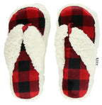 Moose Plaid Slippers