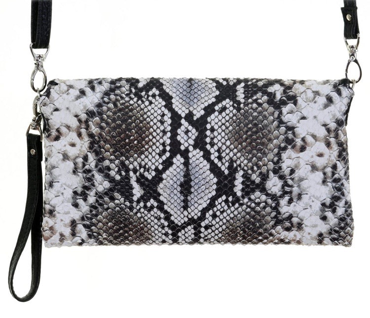 Cobra Snake Print Simple Clutch