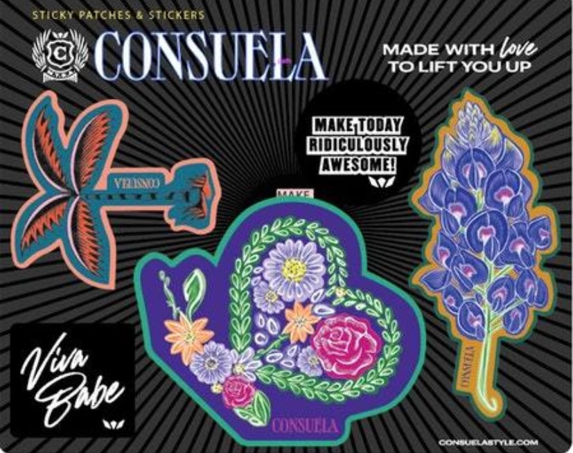 Consuela Sticky Patches and Stickers