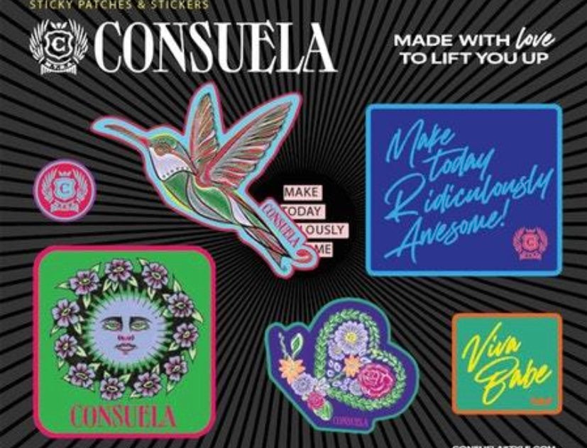 Consuela Sticky Patches and Stickers