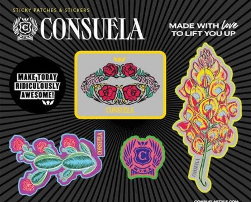 Consuela Sticky Patches and Stickers